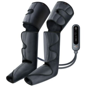 The SHINE WELL Leg Compression Massager's controller for compression therapy.