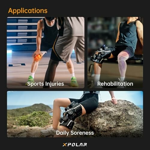 Applications of XPolar: sports injuries, rehabilitation, daily soreness